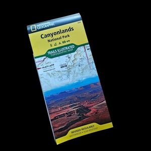 National Geographic Canyonlands National Park map